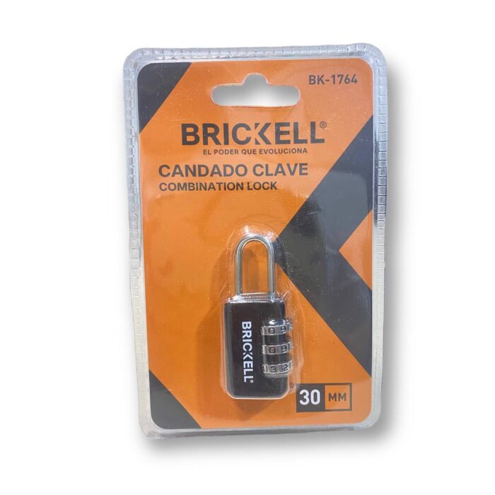 Candado clave 30mm maletero brickell - Imagen 2