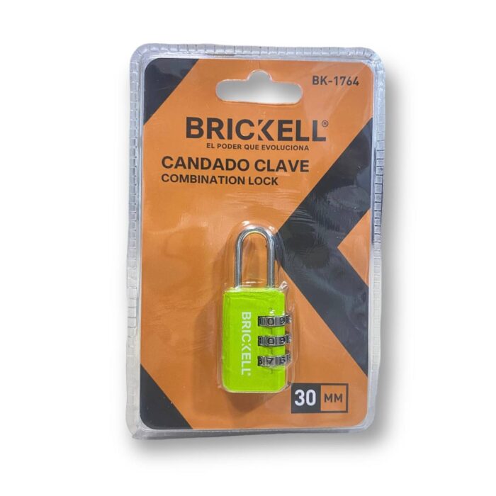 Candado clave 30mm maletero brickell - Imagen 3