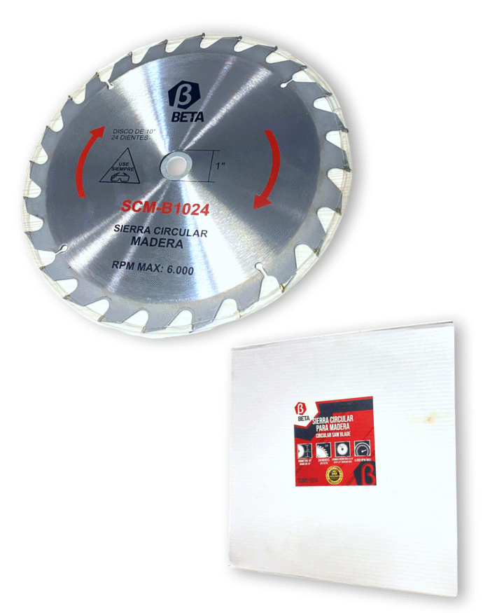 Disco Corte Madera Beta 10 Pulg x24 Dientes - Imagen 1