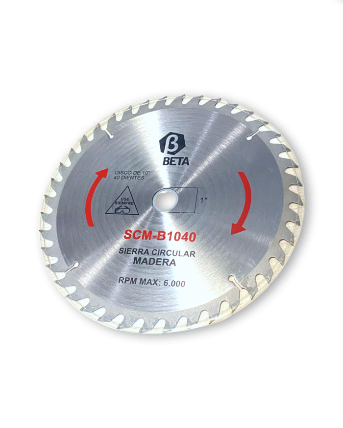 Disco Corte Madera Beta 10 Pulg x40 Dientes - Imagen 2