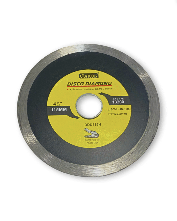 Disco Diamantado Liso Continuo Cerámica 4 1/2 Uyustools - Imagen 3