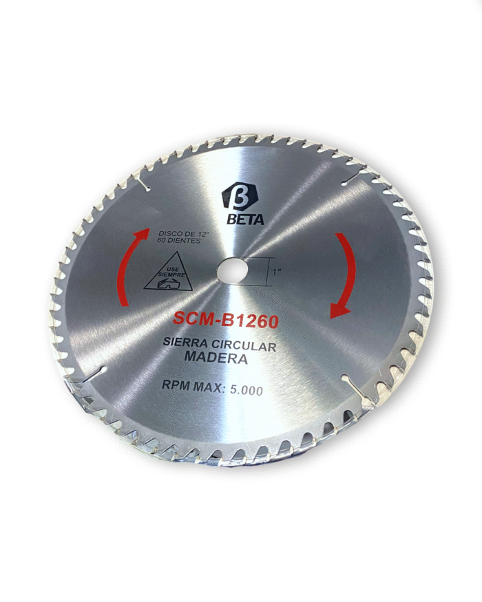 Disco Corte Madera Beta 12 Pulg x60 Dientes - Imagen 2