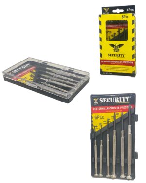 Destornillador Security Relojero X 6 Pcs