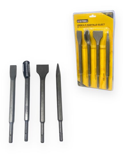 Juego Broca P/Rotomartillo 4PCS Uyustools