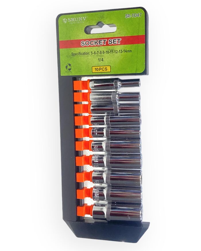 Juego De Copas Largas Socket Set 1/4x10 - Imagen 2