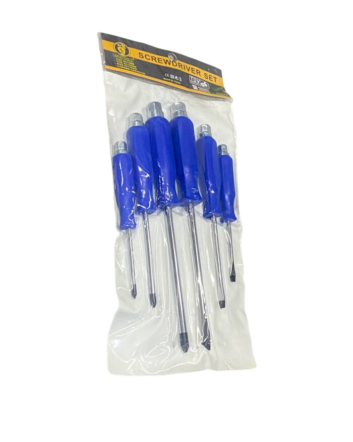 Juego De Destornilladores x 6 Pcs Azul - Imagen 2