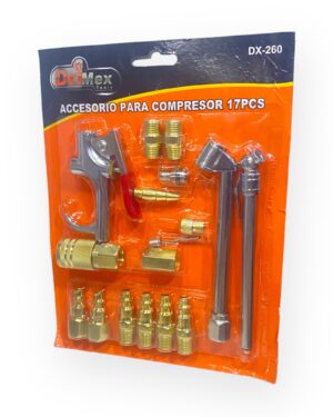 Kit Compresor 1/4 17PCS Drimex Tools
