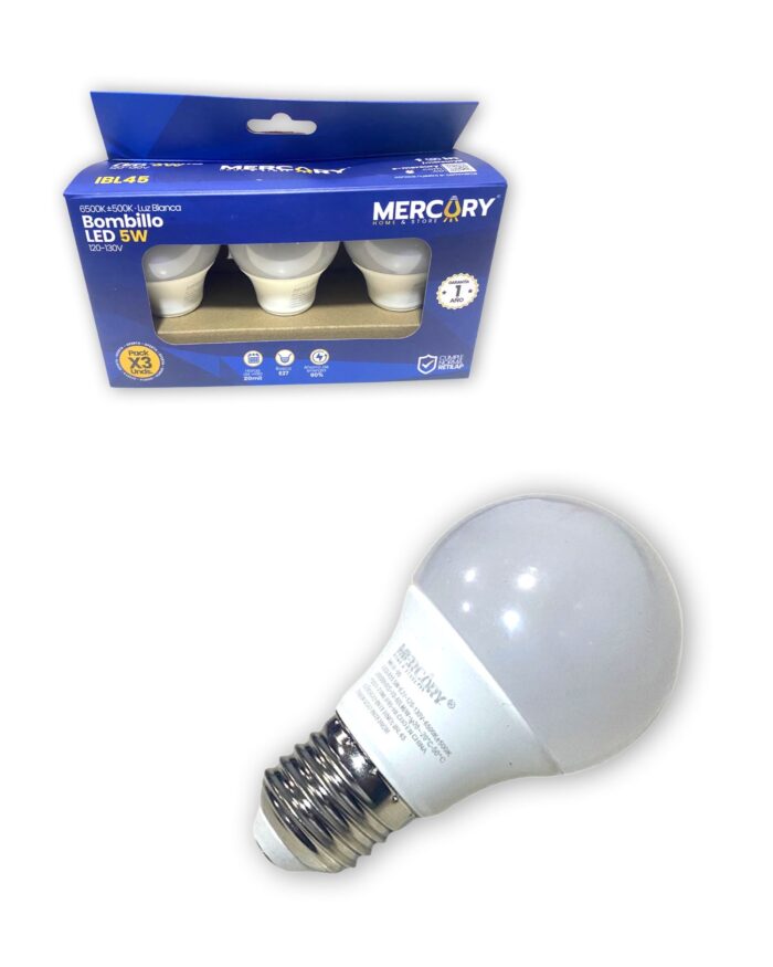Bombillo 5W Led X3PCS Mercury - Imagen 1
