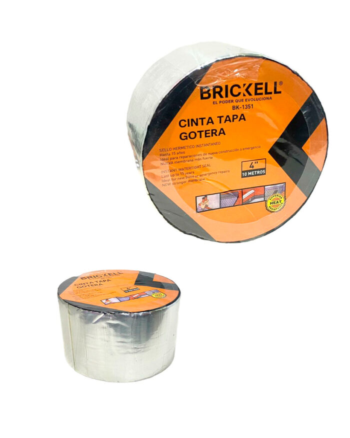 Cinta Tapagoteras 10MM X 4" Brickell - Imagen 1