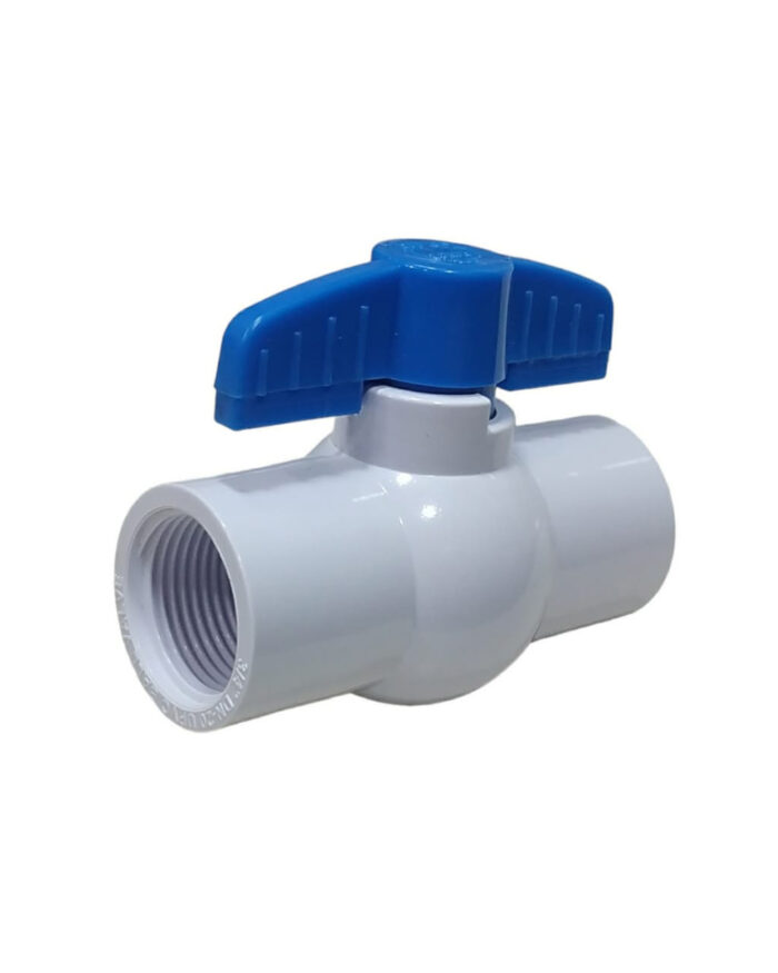 Llave De Paso PVC Rosca 3/4 - Imagen 1