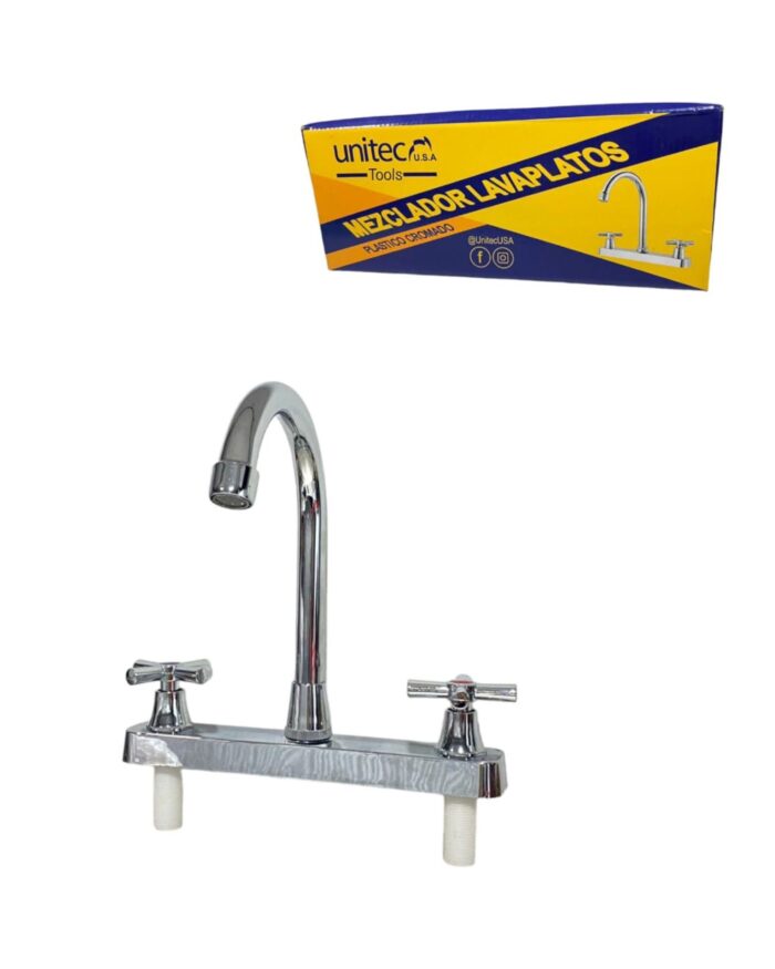 Llave Lavaplatos De Palanca Sencilla Unitec - Imagen 1