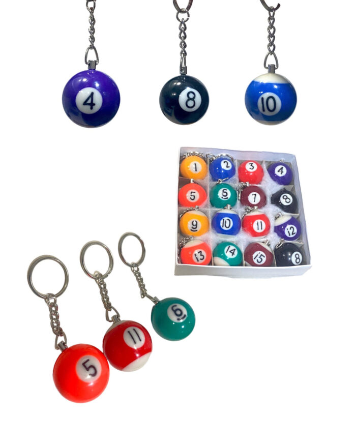 Llavero Bola Pool - Imagen 1