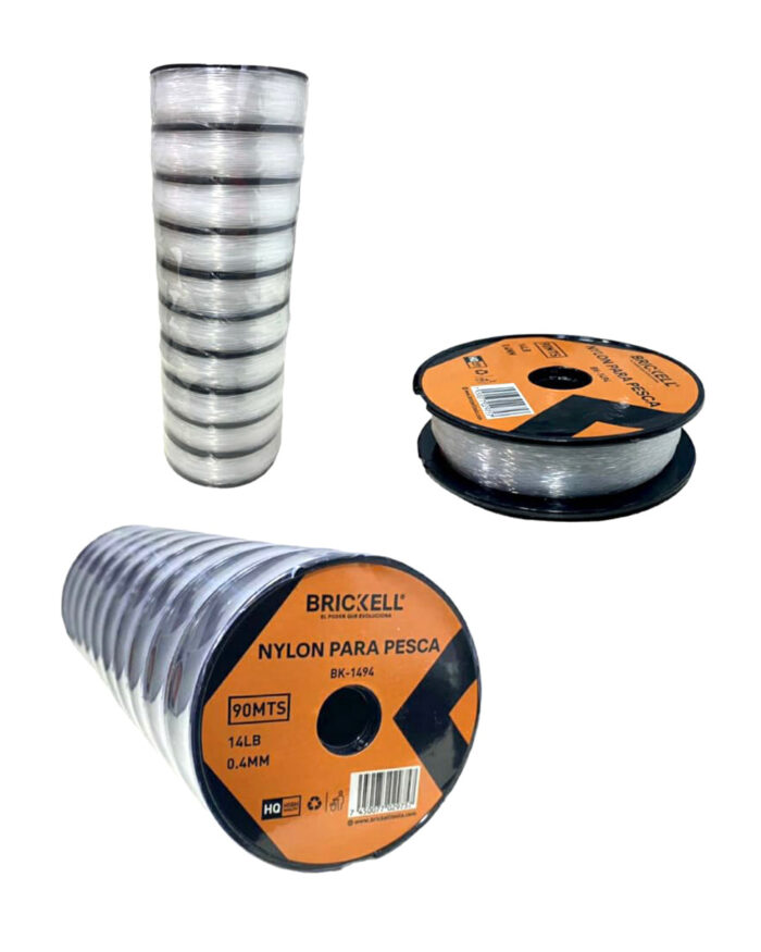 Nylon Pesca 0.4MM/90M/14LB Brickell - Imagen 1