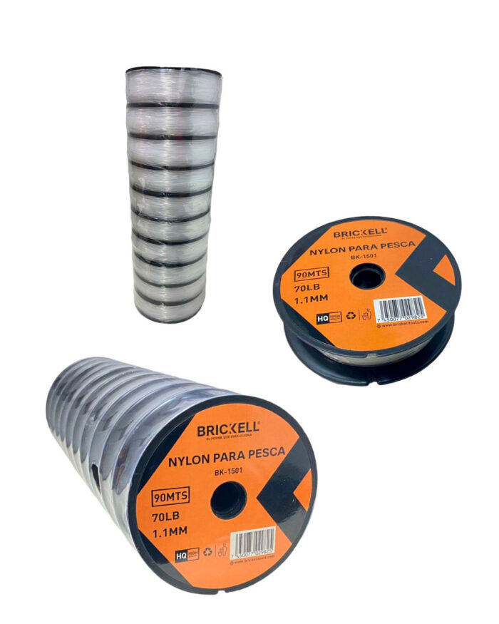 Nylon Pesca 1.1MM/90M/70LB Brickell - Imagen 1
