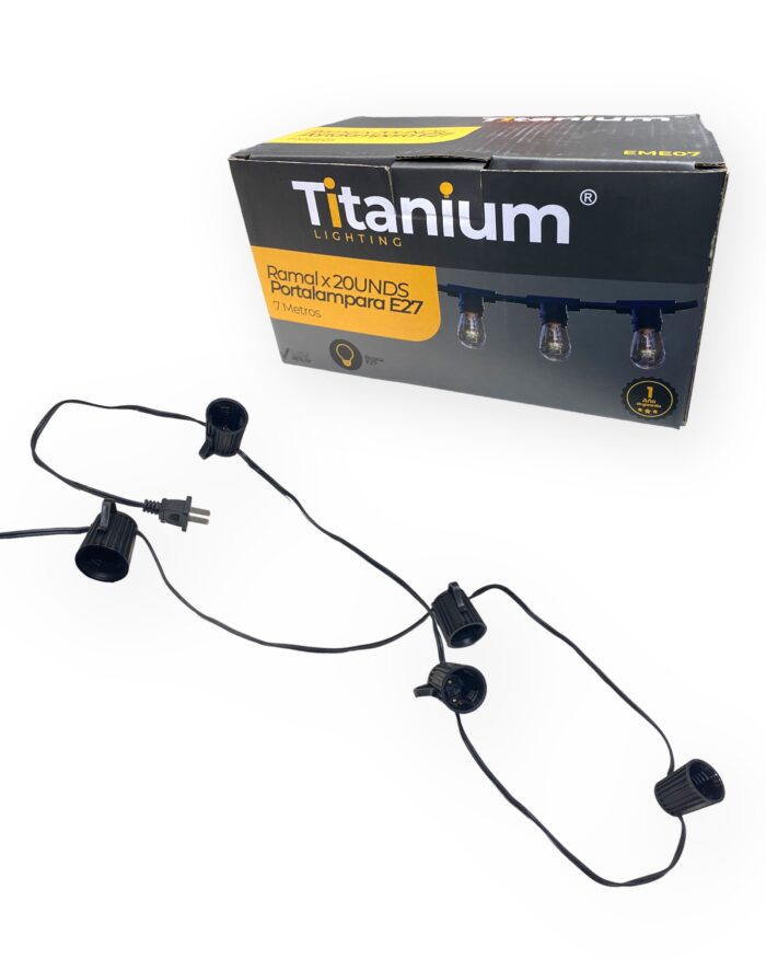 Ramal Portalampara *20 Titanium - Imagen 1