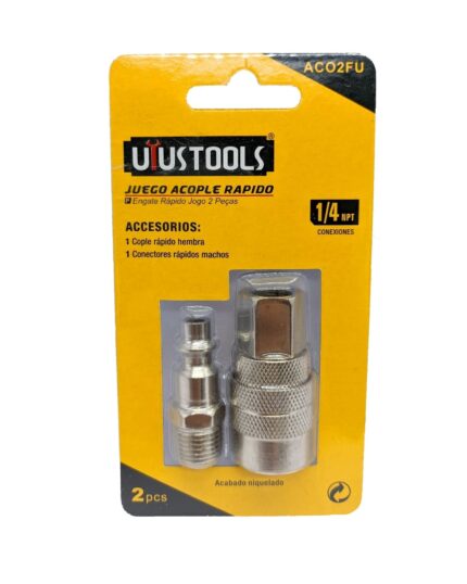 Juego Acople Rapido 2Pcs Uyustools