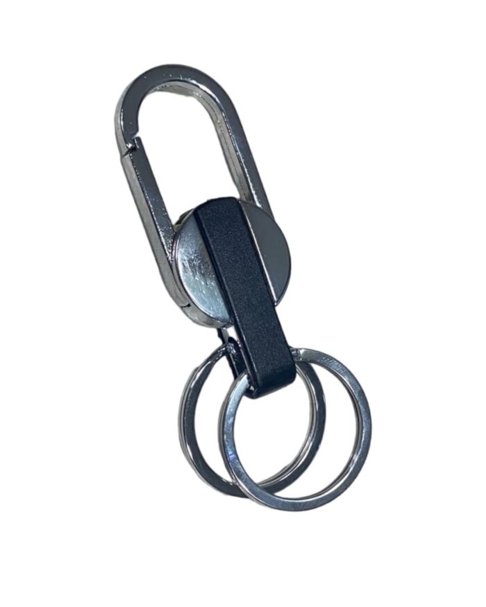 Llavero Plateado Negro Pinsheng - Imagen 1