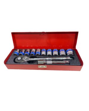 Juego De Copas y Ratchet Pulgada Saco 13PCS