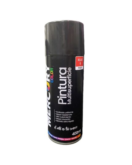 Aerosol Mercury 400ml 6 Rojo