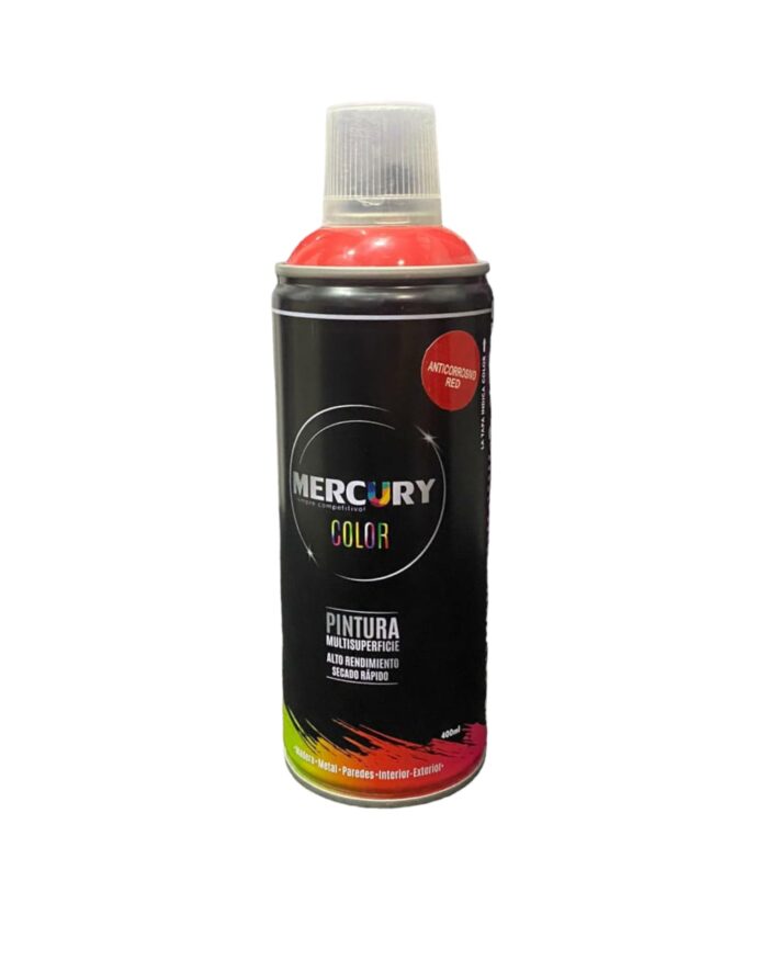 Aerosol Mercury 400ml Anticorrosivo Red - Imagen 1
