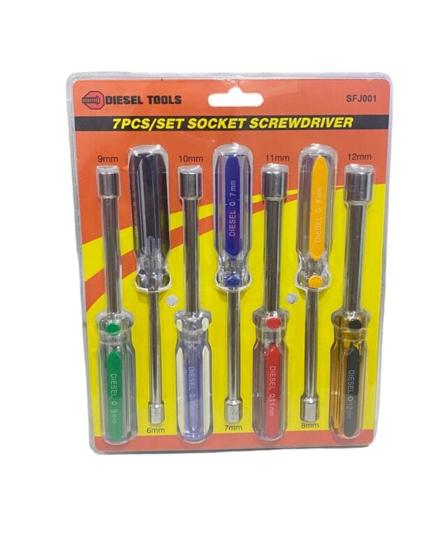 Destornillador Milimetrico Copa 6-12 7Pcs Diesel Tools