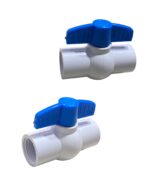Llave Paso PVC Rosca 3/4 - Imagen 2