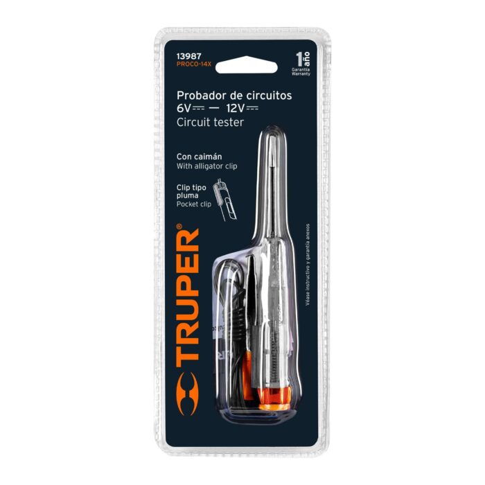 Probador Corriente 6V 12V Truper - Imagen 1