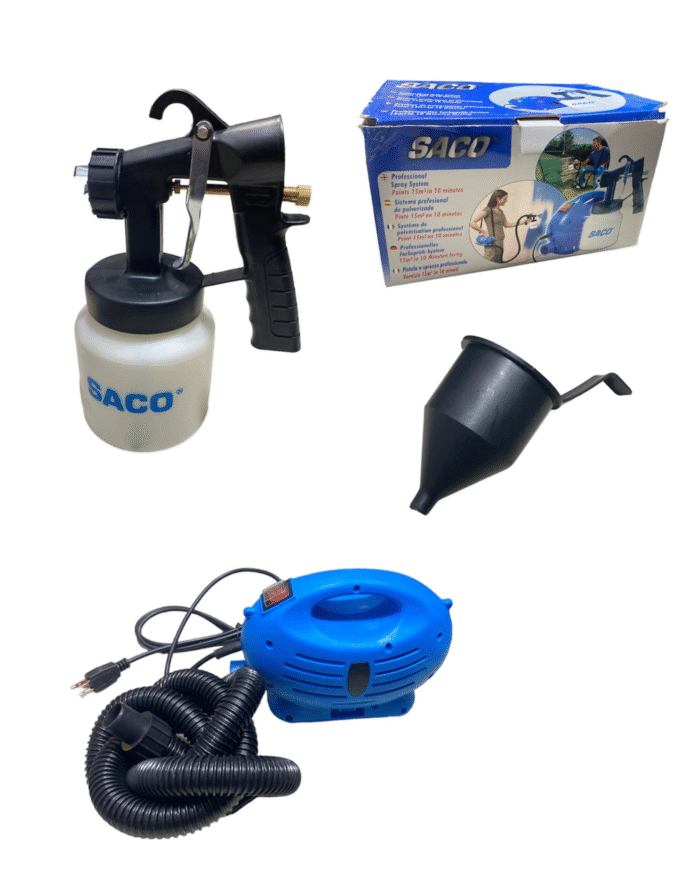Pistola P/Pintar C/Minicompresor Saco 900ml - Imagen 1