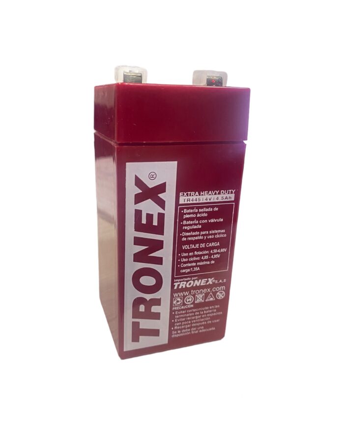 Bateria Tronex VRL AGM 4V Roja - Imagen 1