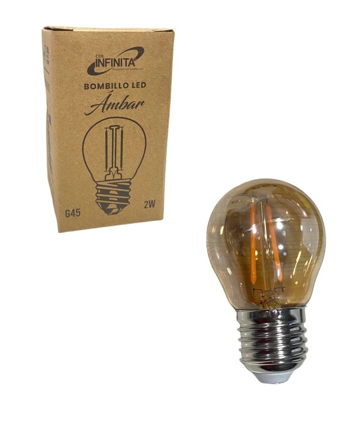 Bombillo Led 2w Ambar Iinfinita - Imagen 1