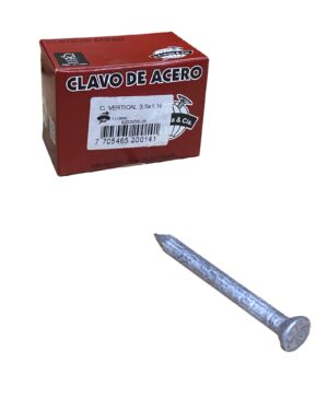 Clavo Acero Estria Vertical #1 1/2