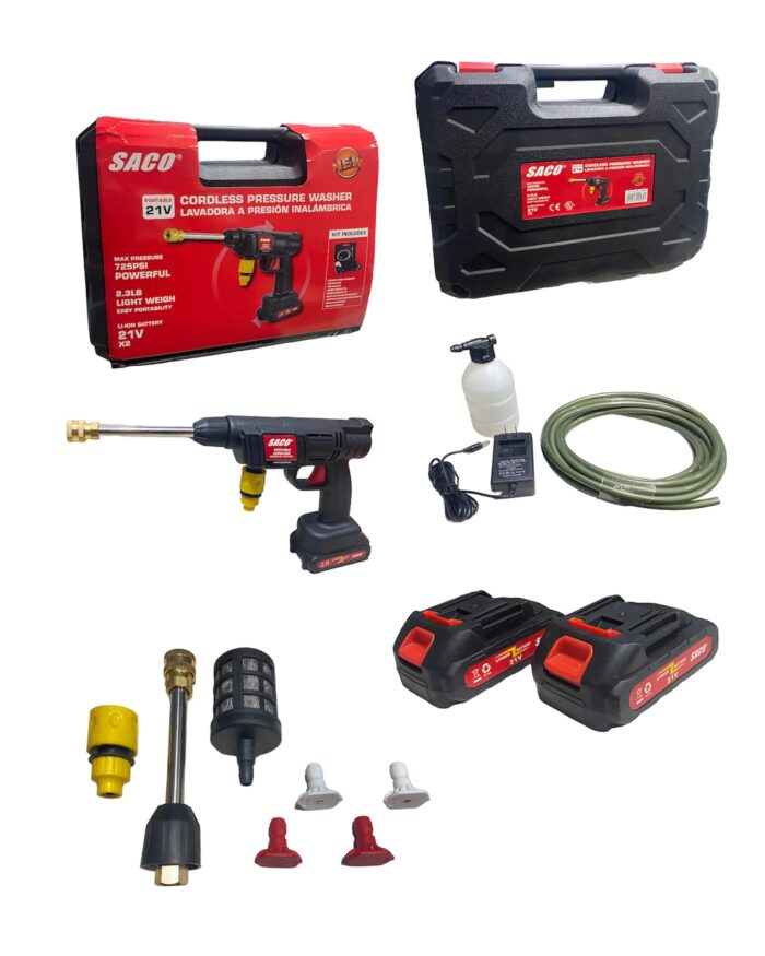 Hidrolavadora Recargable Inalámbrica 725 PSI - Imagen 1