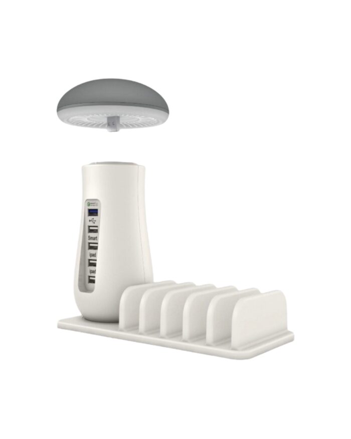 Lampara Cargador Hongo 5 Puestos Usb - Imagen 2
