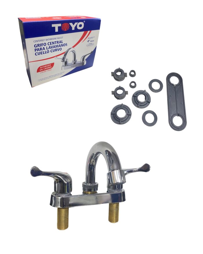Llave Lavamanos Doble Toyo - Imagen 1