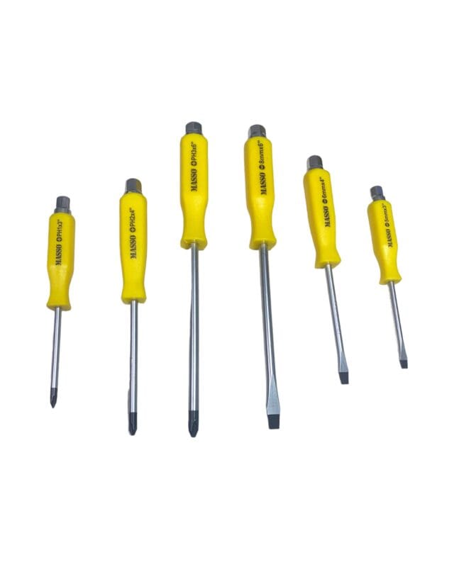 Juego De Destornilladores De Impacto x 6Pcs Masso