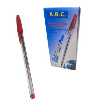 Lapicero Rojo ABC
