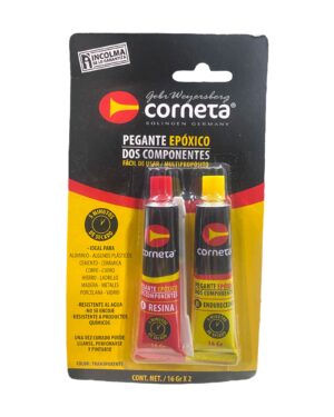 Pegante Epoxico Corneta 2" Componentes Resina - Endurecedor