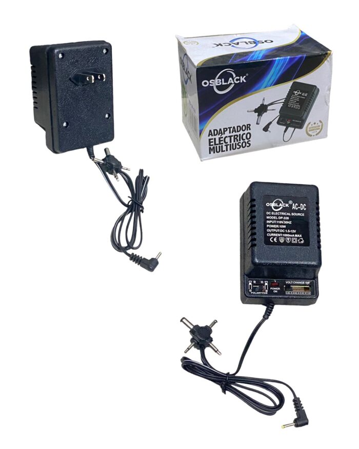Adaptador Electrico Multiuso Osblack - Imagen 1