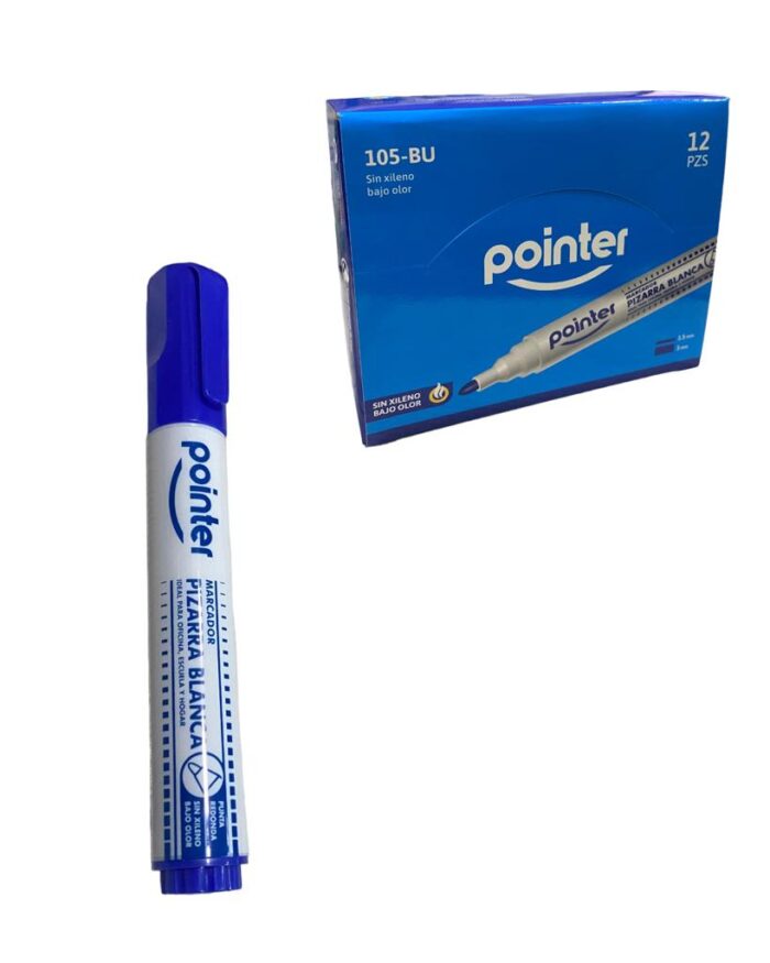 Marcador Pointer Borrable Azul - Imagen 1