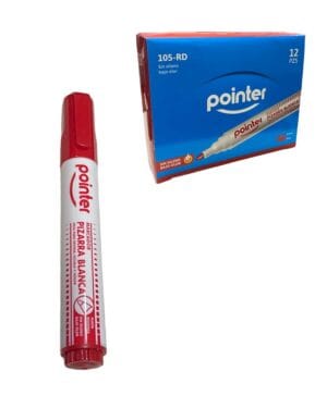 Marcador Pointer Borrable Rojo