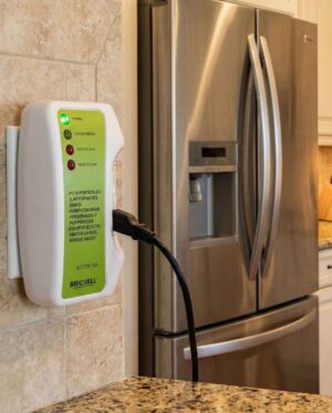 este es un protector de nevera que indica que está prendido y protegiendo este electrodoméstico