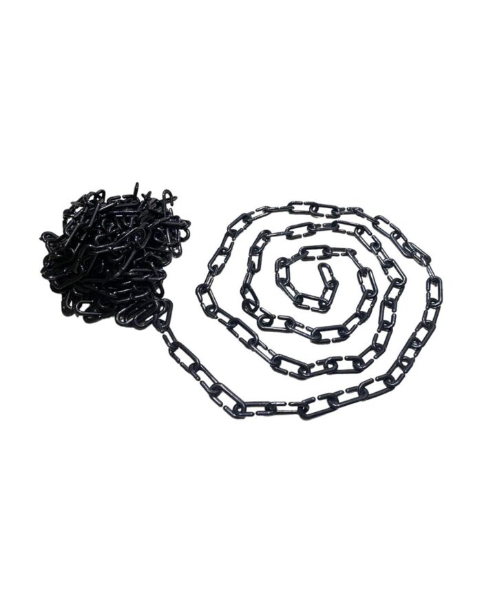 Cadena Plastica Negra x10mt - Imagen 1