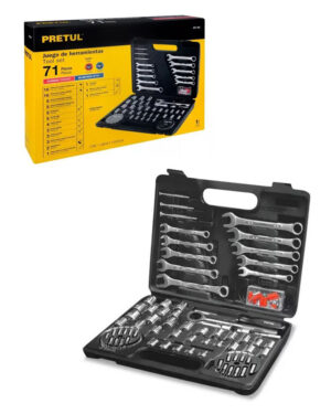 Juego Copas y Llaves Pretul x71 Piezas