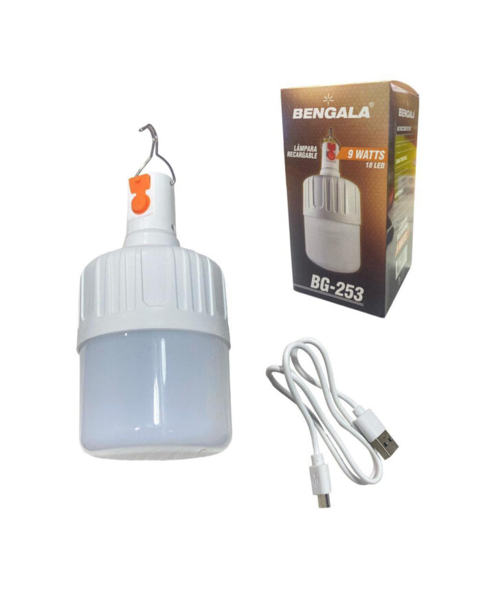 Lampara Recargable Bengala 9W - Imagen 1