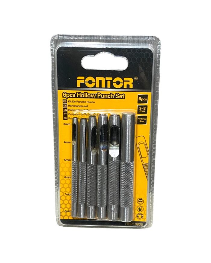 Sacabocados x6Pcs Fontor - Imagen 1