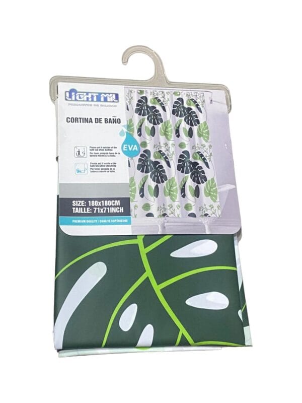 Cortina De Baño Estampada Light Mil