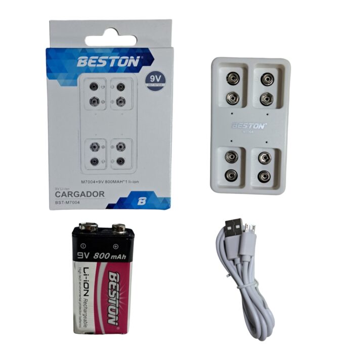 Cargador Beston Baterias para 4-9V - Imagen 1