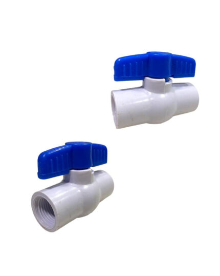 Llave Paso PVC Rosca 1/2