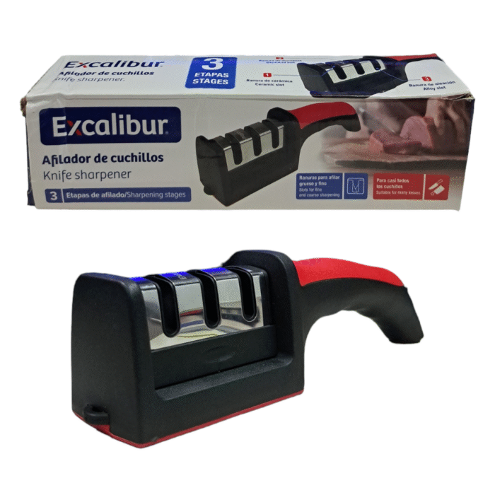 Afilador Cuchillos 3 Lineas Excalibur - Imagen 1