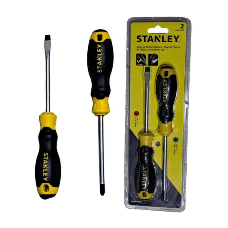 Juego De Destornilladores 2 Pcs Stanley